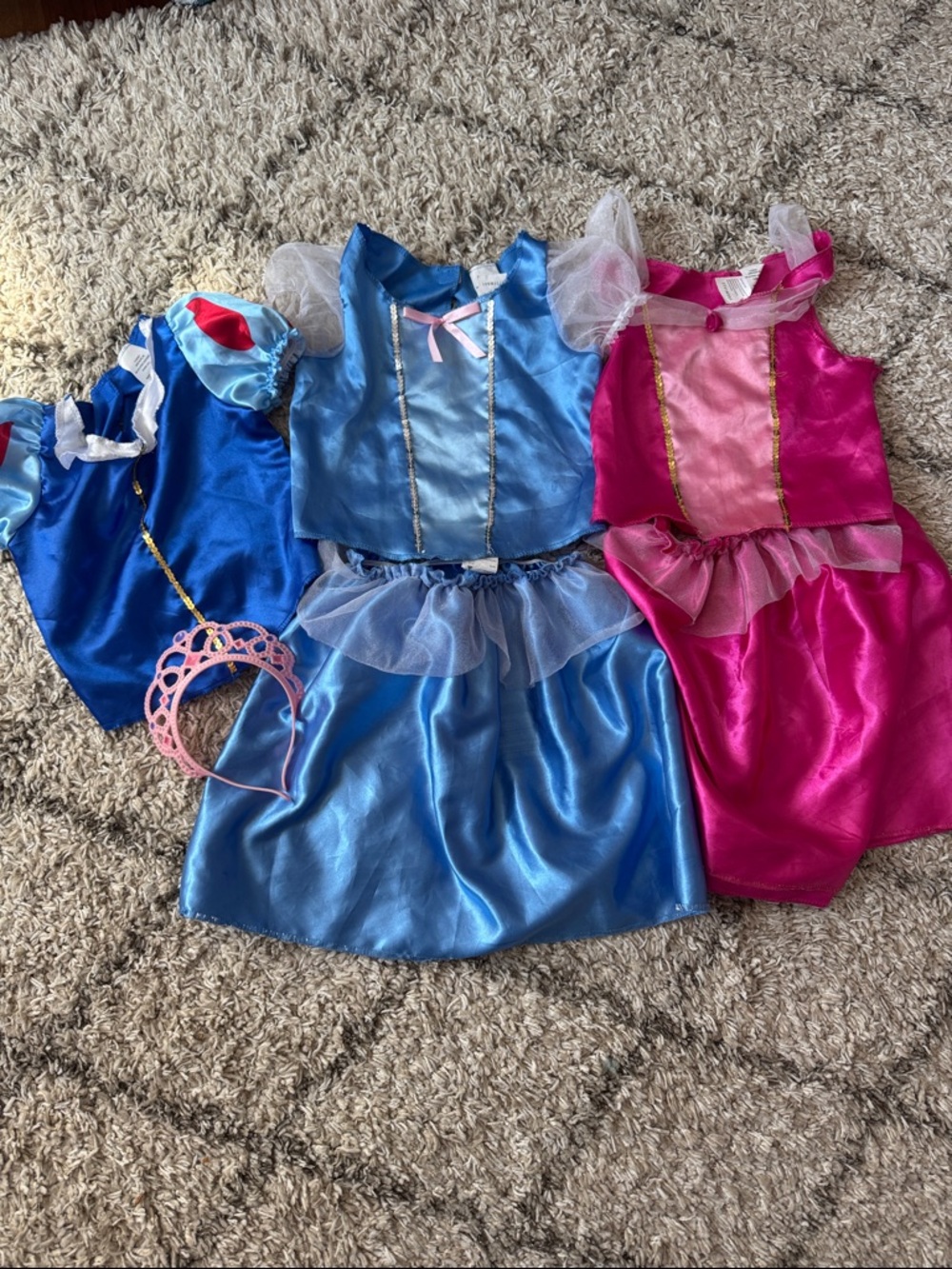 Disney Princess Costume Set - Cinderella, Sleeping Beauty & Snow White